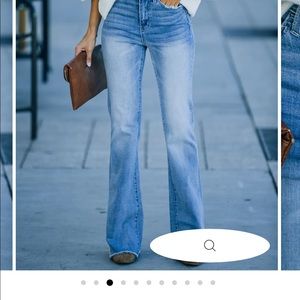 Vervet jeans  Misha 90’s high waist flare Jeans denim sz 29 NEW!